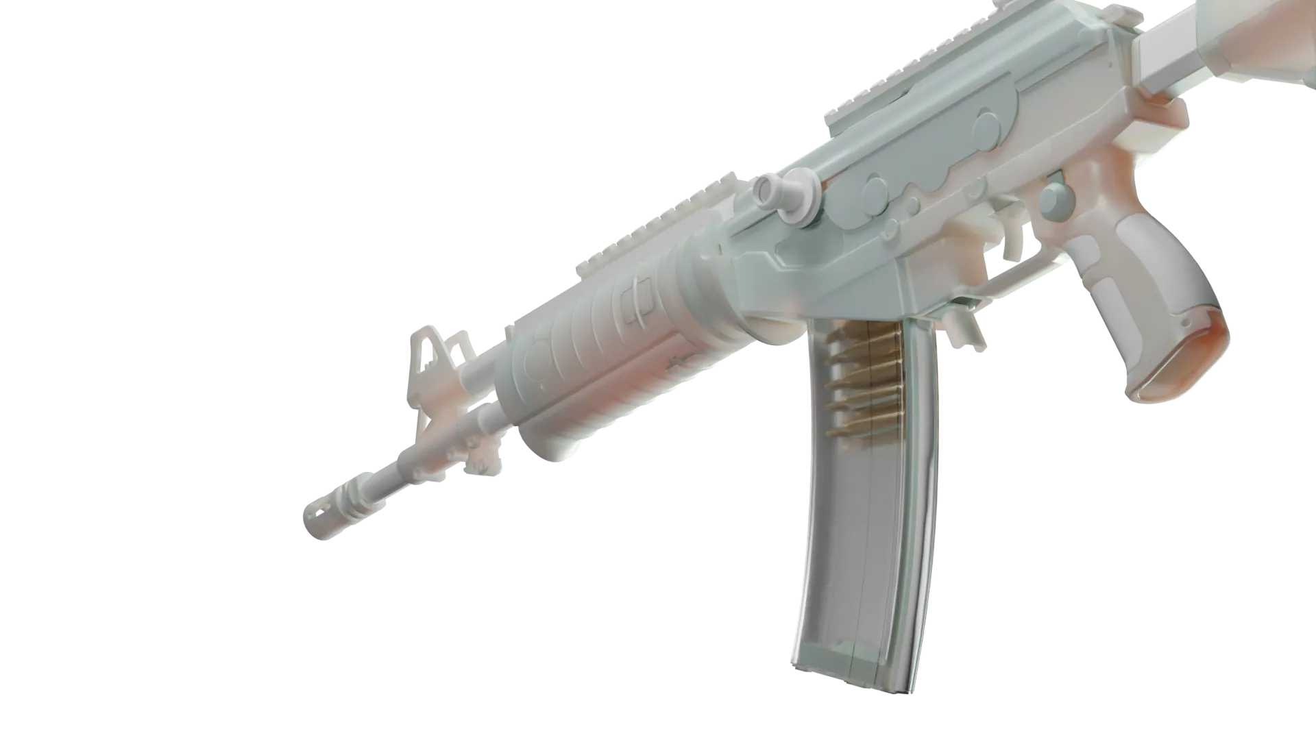 A Galil AR skin rendered in 3D by SkinWeb's skin viewer